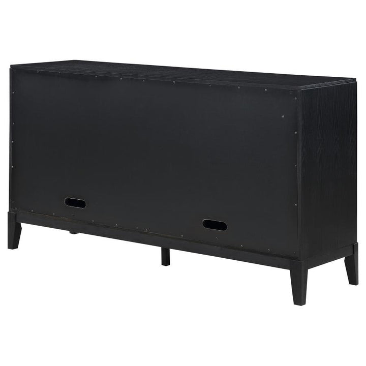 Brookmead - 4 Door Sideboard Buffet Storage Cabinet - Black Buffets modern furniture Contempo Furniture