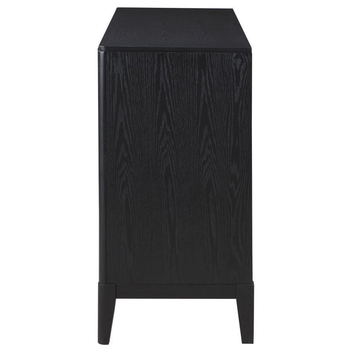 Brookmead - 4 Door Sideboard Buffet Storage Cabinet - Black Buffets modern furniture Contempo Furniture