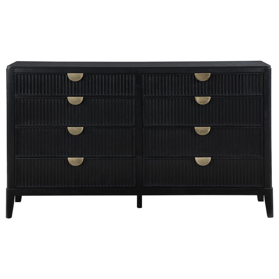 Brookmead - 8 - Drawer Dresser - Black Dressers modern furniture Contempo Furniture