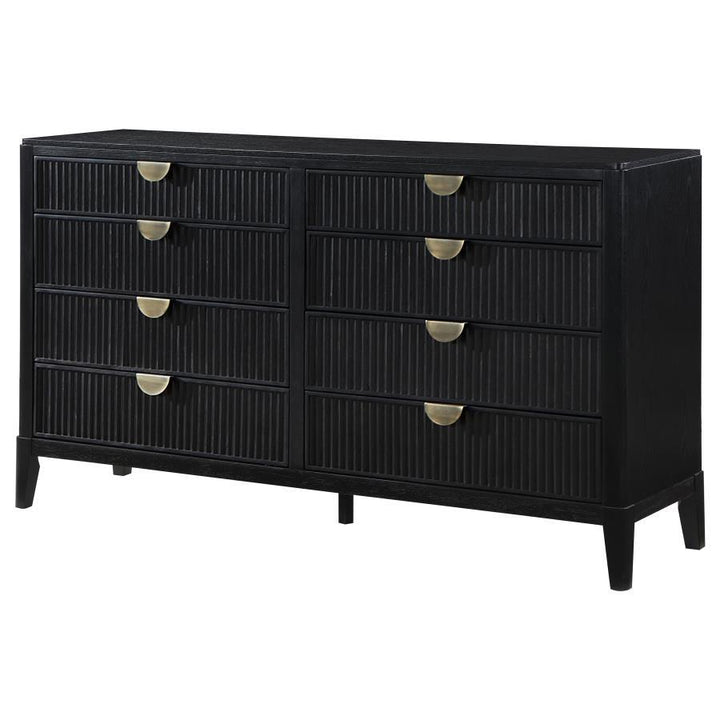Brookmead - 8 - Drawer Dresser - Black Dressers modern furniture Contempo Furniture
