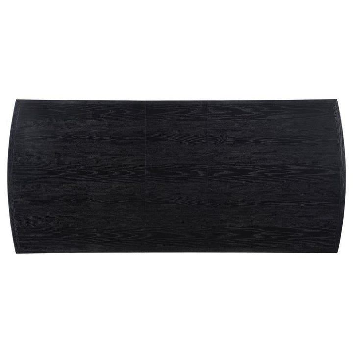 Brookmead - Extension Leaf Dining Table - Black Dining Table with Extension modern furniture Contempo Furniture