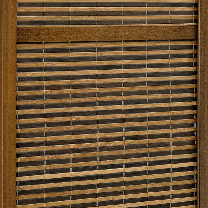 Browning - 4 - Panel Bamboo Room Divider Folding Screen - Walnut Room Divider modern furniture Contempo Furniture
