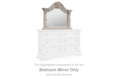 Bruchandi Bedroom Mirror - Gray Mirror modern furniture Contempo Furniture