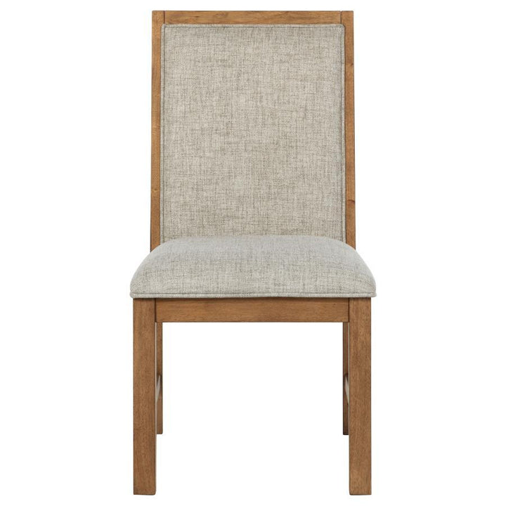 Bruner - Upholstered Dining Side Chair (Set of 2) - Brown Chair Set modern furniture Contempo Furniture