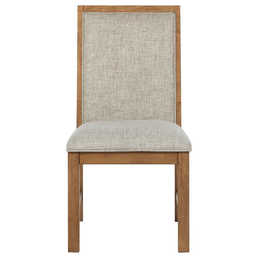 Bruner - Upholstered Dining Side Chair (Set of 2) - Brown Chair Set modern furniture Contempo Furniture
