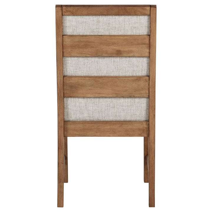 Bruner - Upholstered Dining Side Chair (Set of 2) - Brown Chair Set modern furniture Contempo Furniture