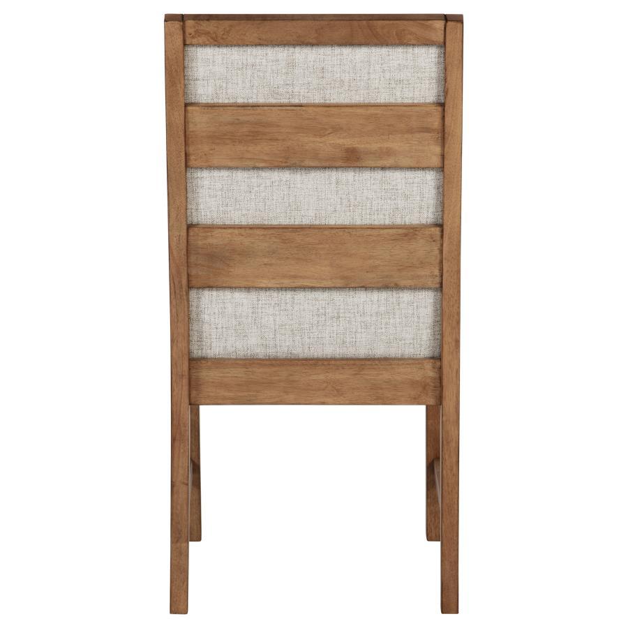 Bruner - Upholstered Dining Side Chair (Set of 2) - Brown Chair Set modern furniture Contempo Furniture