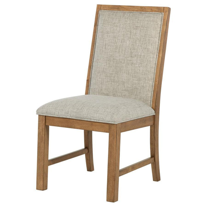 Bruner - Upholstered Dining Side Chair (Set of 2) - Brown Chair Set modern furniture Contempo Furniture