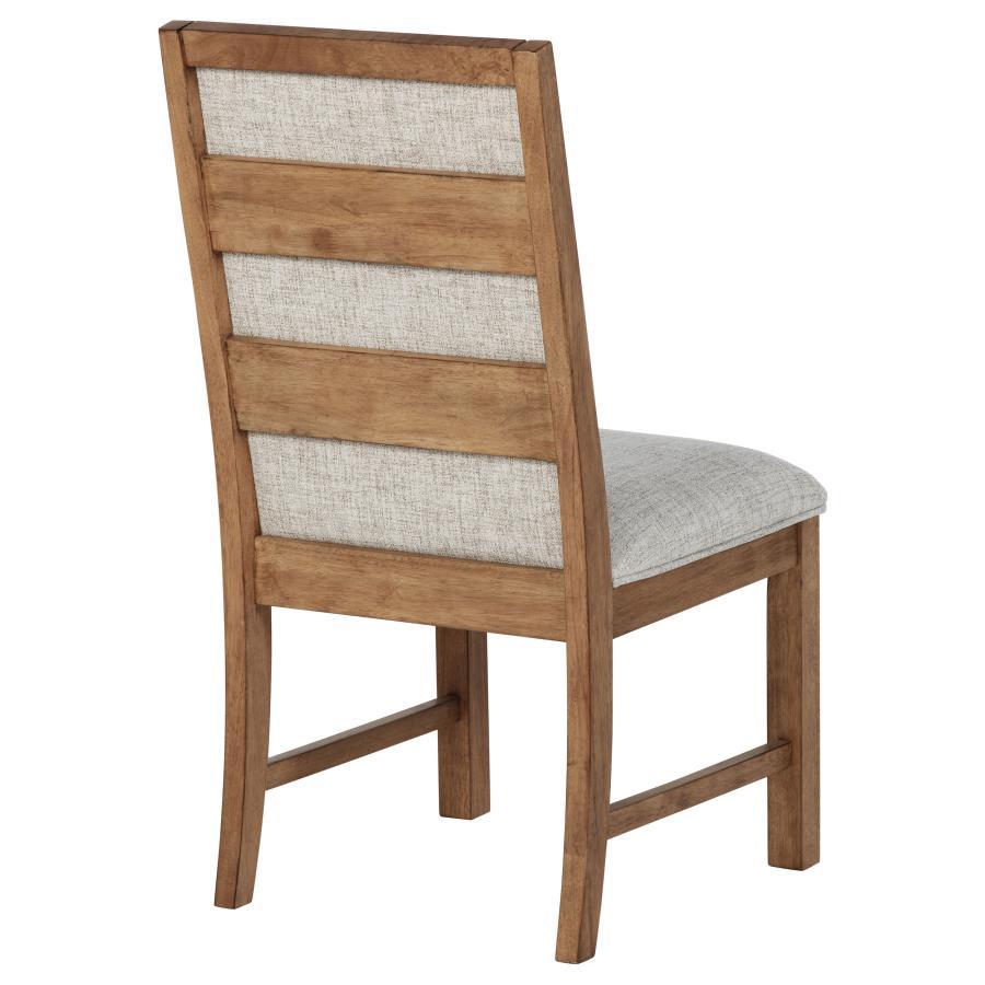 Bruner - Upholstered Dining Side Chair (Set of 2) - Brown Chair Set modern furniture Contempo Furniture