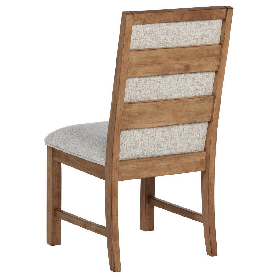 Bruner - Upholstered Dining Side Chair (Set of 2) - Brown Chair Set modern furniture Contempo Furniture
