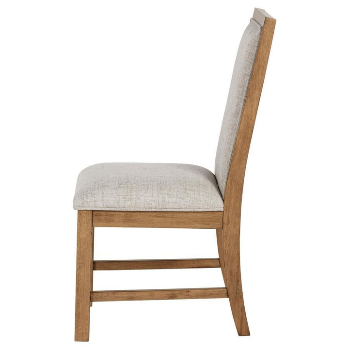 Bruner - Upholstered Dining Side Chair (Set of 2) - Brown Chair Set modern furniture Contempo Furniture