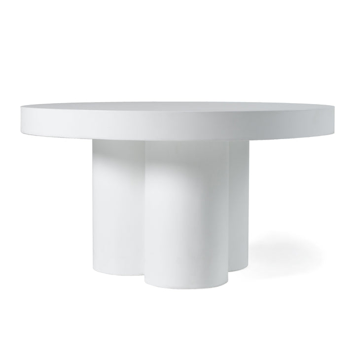 Bruni - Modern White Concrete Coffee Table