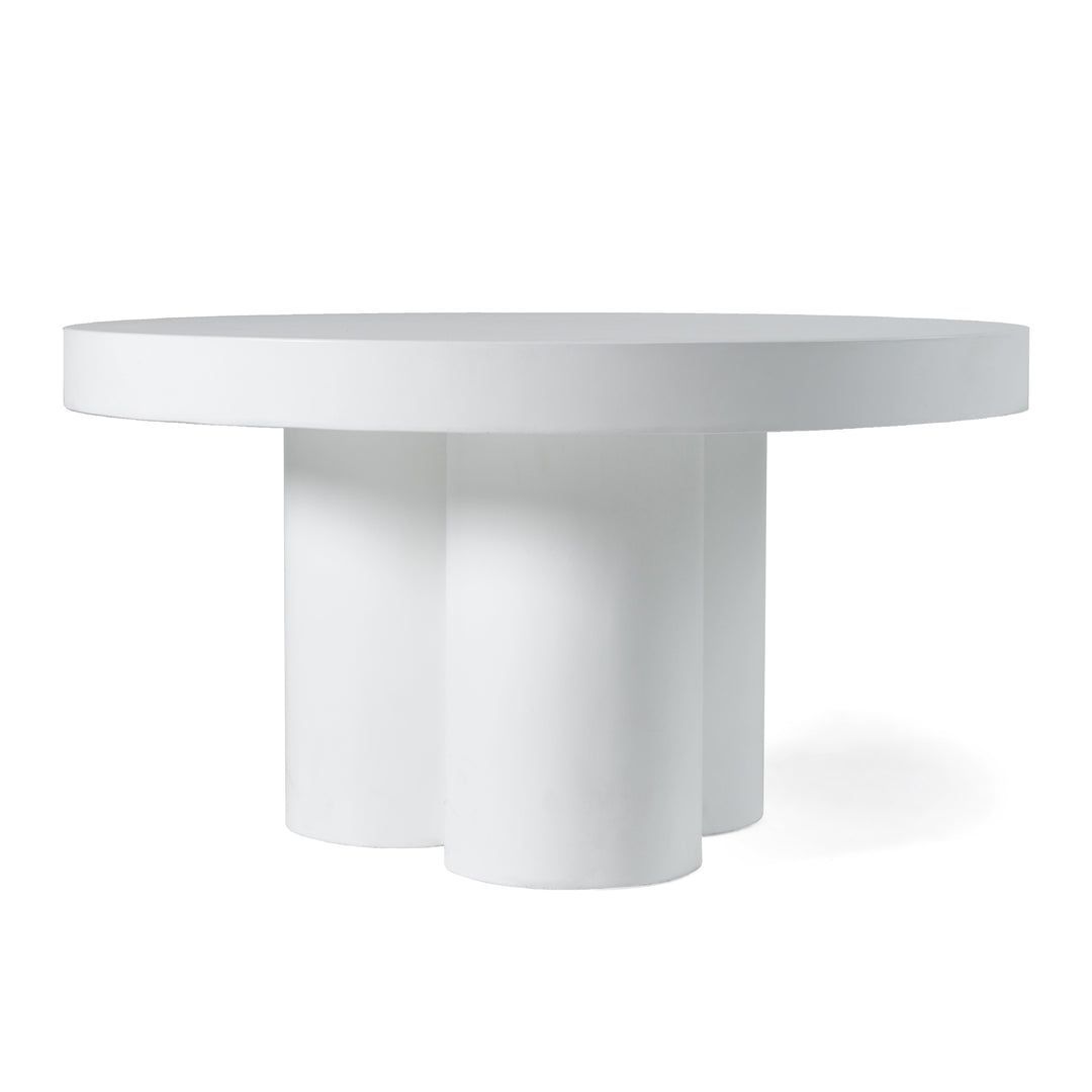 Bruni - Modern White Concrete Coffee Table