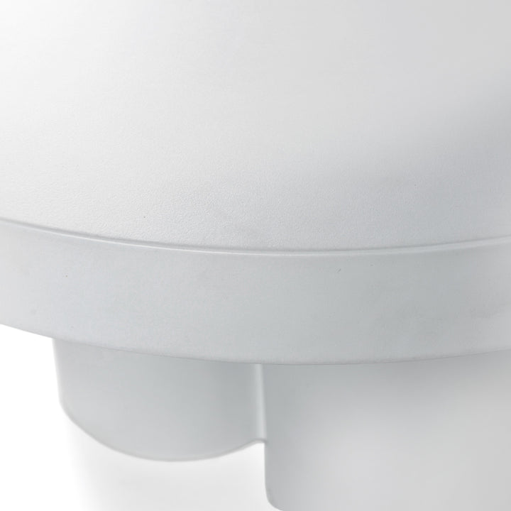 Bruni - Modern White Concrete Coffee Table