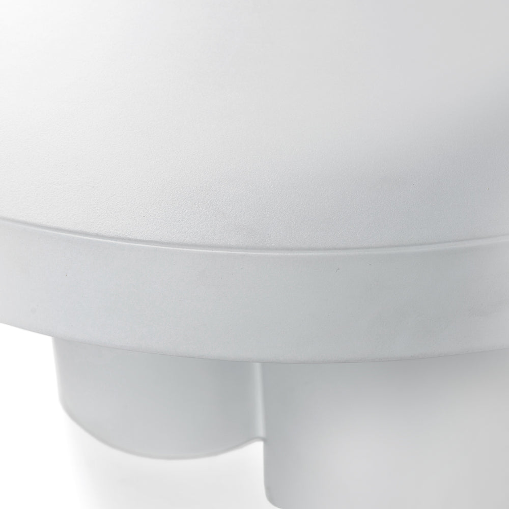 Bruni - Modern White Concrete Coffee Table - View 5