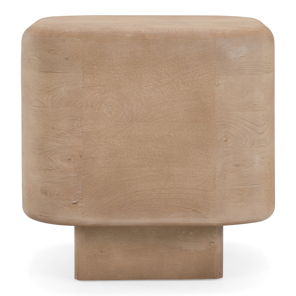 Bruno - Modern Mango Wood Square End Table