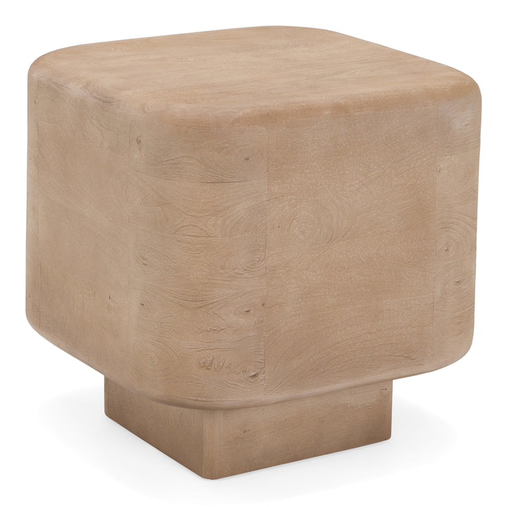 Bruno - Modern Mango Wood Square End Table