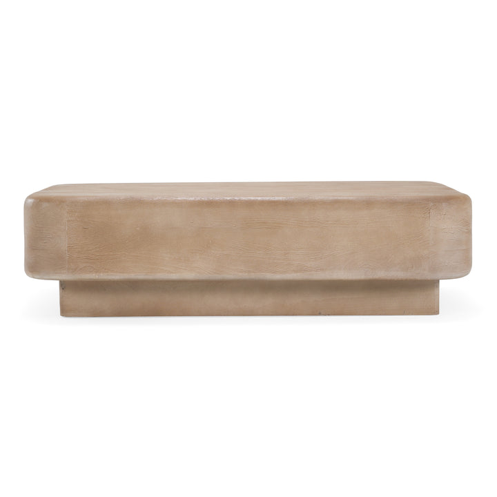 Bruno - Modern Mango Wood Rectangular Coffee Table