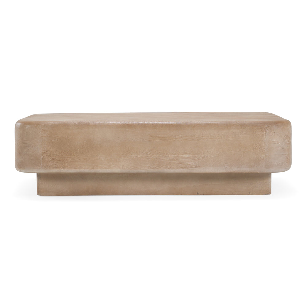Bruno - Modern Mango Wood Rectangular Coffee Table