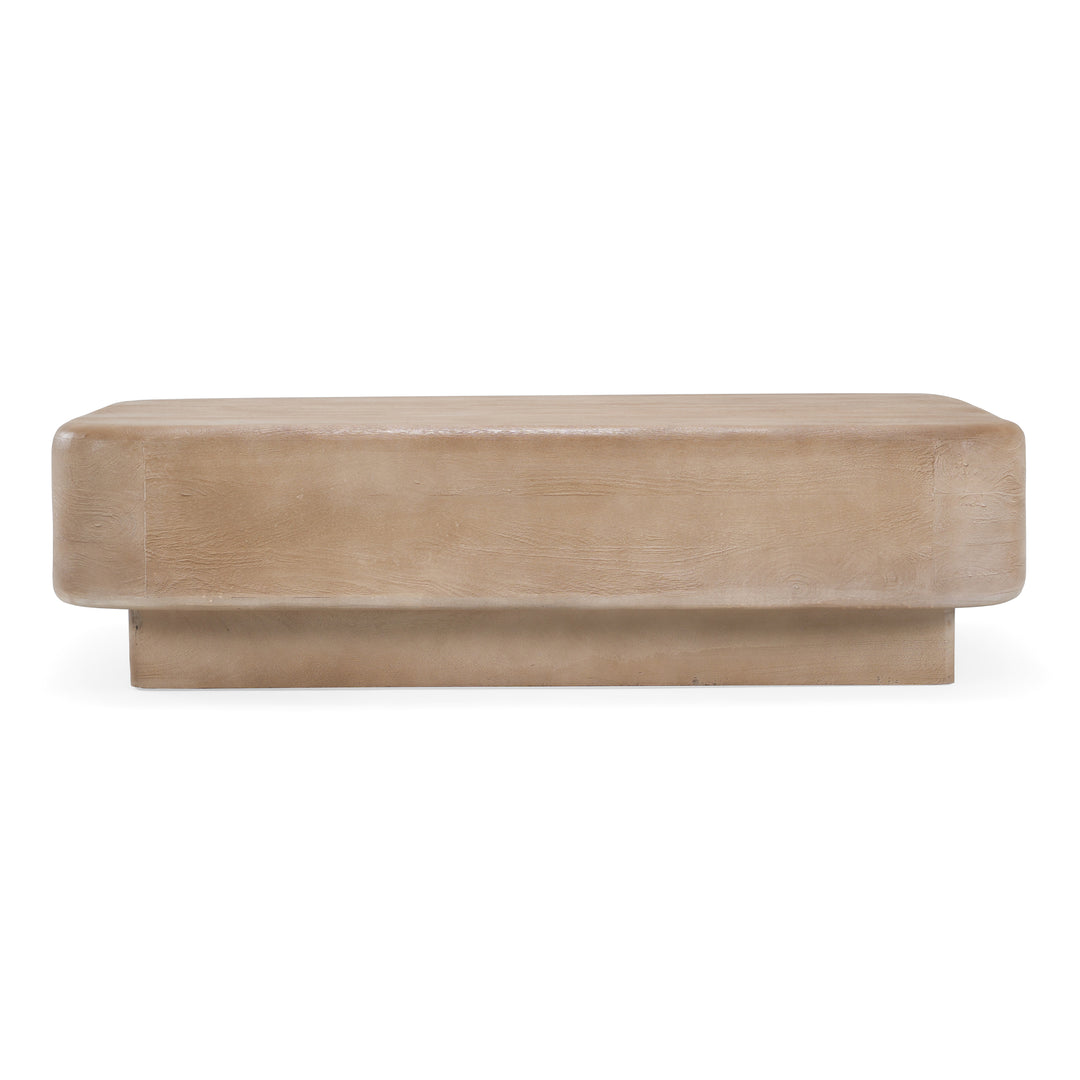 Bruno - Modern Mango Wood Rectangular Coffee Table