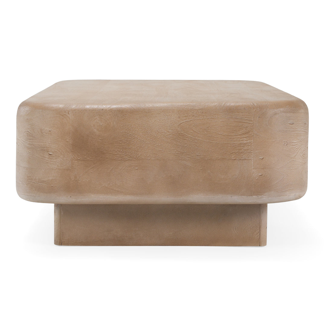 Bruno - Modern Mango Wood Rectangular Coffee Table