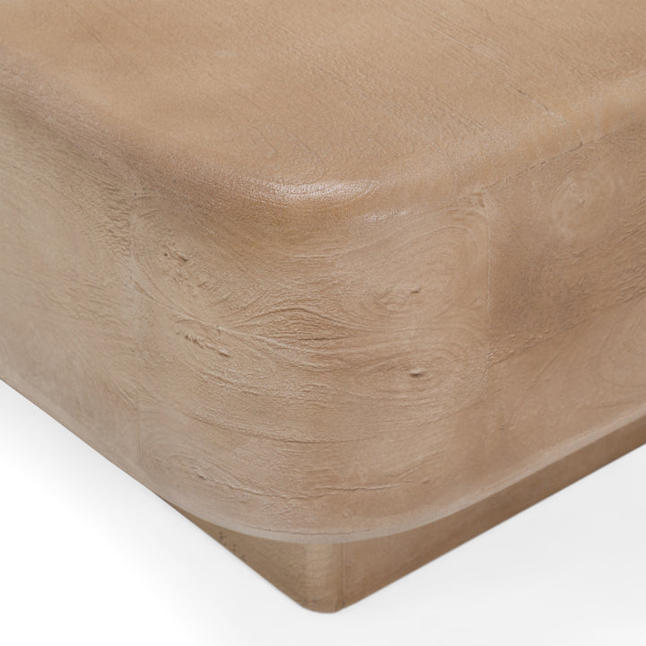 Bruno - Modern Mango Wood Square Coffee Table