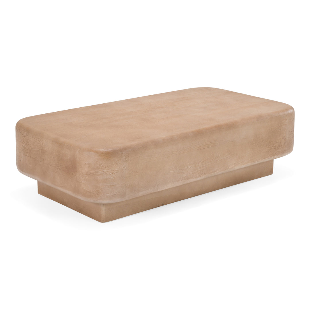 Bruno - Modern Mango Wood Rectangular Coffee Table