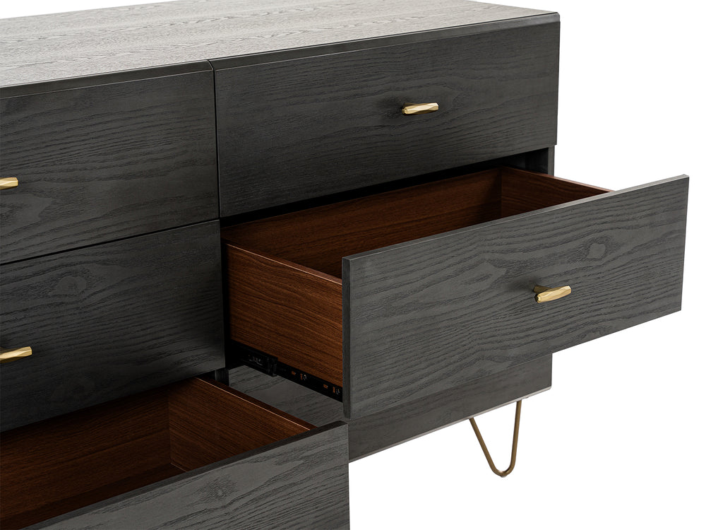 Bryan - Modern Grey Dresser - View 5