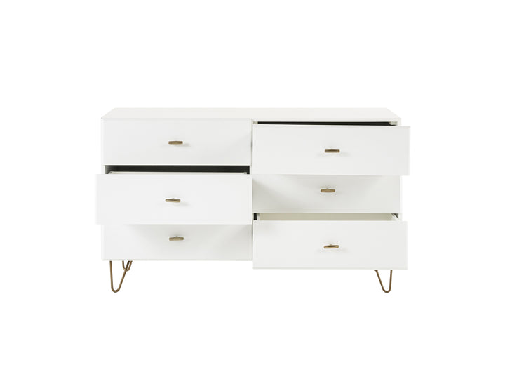 Bryan  Modern White Dresser