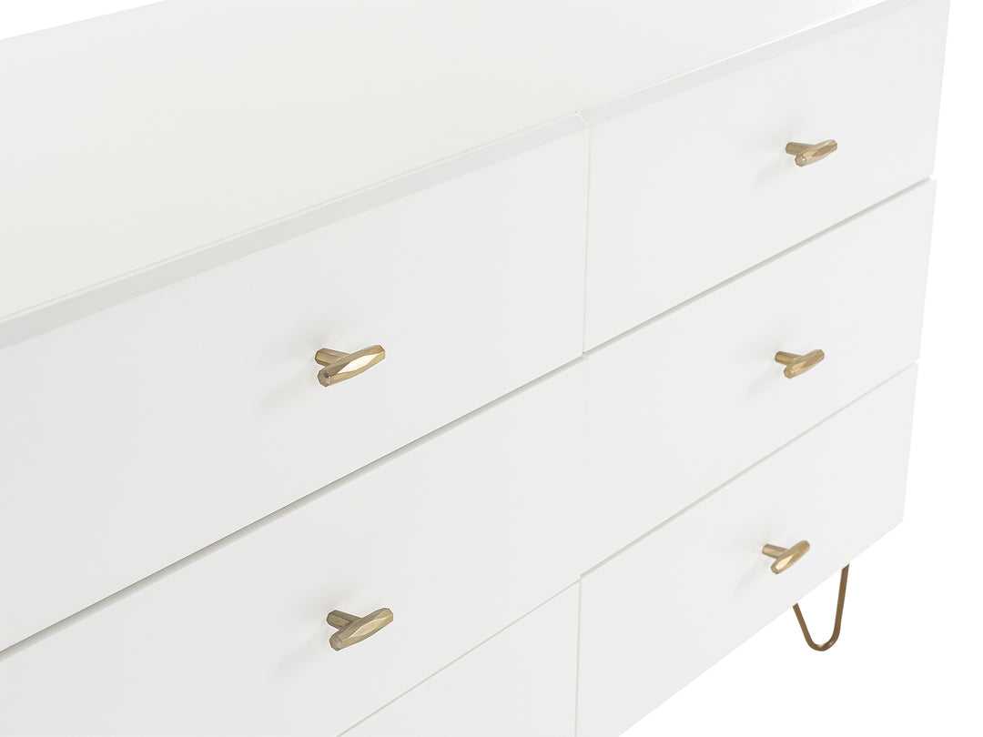 Bryan  Modern White Dresser
