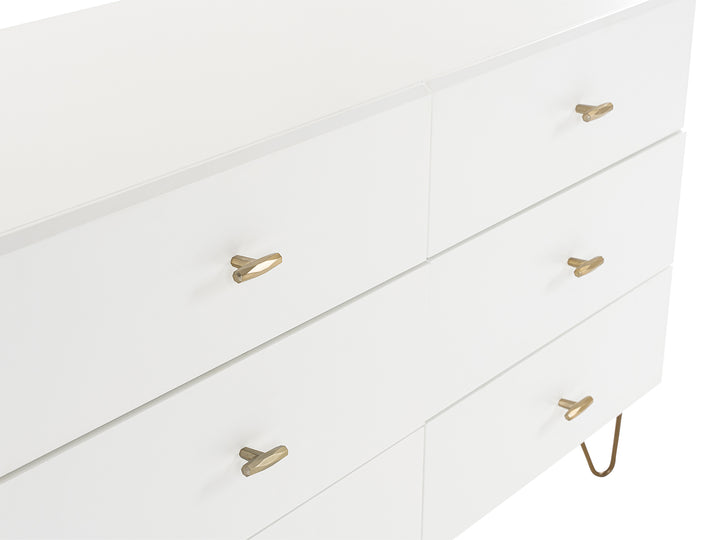 Bryan  Modern White Dresser