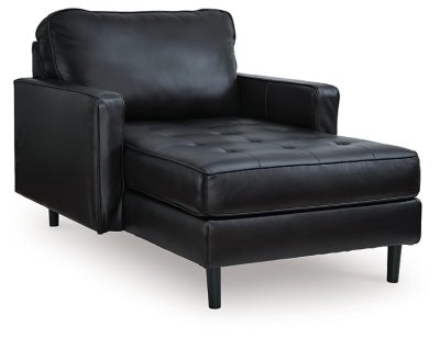 Bryceview Chaise - Black Chaise modern furniture Contempo Furniture