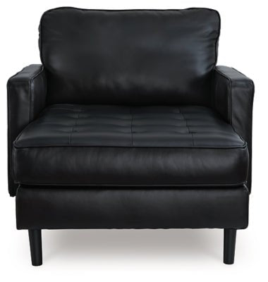 Bryceview Chaise - Black Chaise modern furniture Contempo Furniture