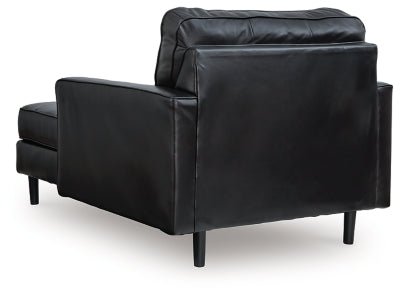 Bryceview Chaise - Black Chaise modern furniture Contempo Furniture