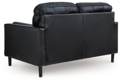 Bryceview Loveseat - Black Stationary Loveseat modern furniture Contempo Furniture