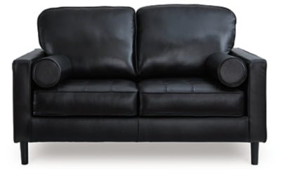 Bryceview Loveseat - Black Stationary Loveseat modern furniture Contempo Furniture