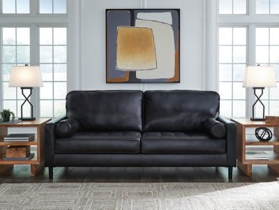 Bryceview Sofa - Black Stationary Sofa modern furniture Contempo Furniture