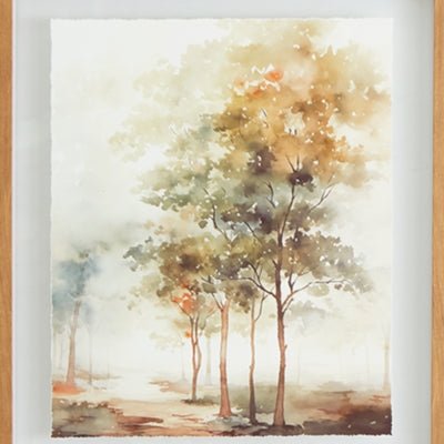 Bryneford Wall Art (Set of 4) - Light Brown Framed Print Set modern furniture Contempo Furniture