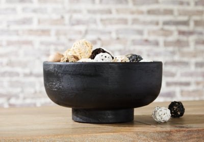 Brynnington Bowl - Black Plate & Bowl modern furniture Contempo Furniture