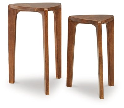 Brynnleigh Accent Table (Set of 2) - Light Brown | Ashley Furniture
