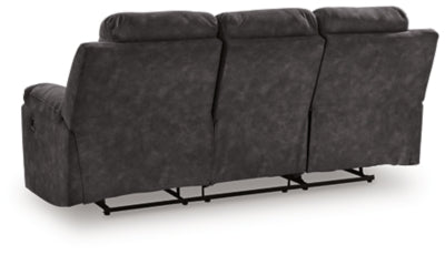 Brysonview Reclining Sofa - Dark Gray Reclining Sofa modern furniture Contempo Furniture
