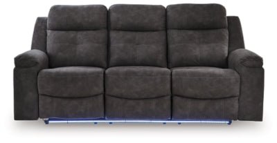 Brysonview Reclining Sofa - Dark Gray Reclining Sofa modern furniture Contempo Furniture