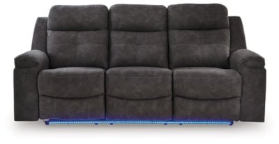 Brysonview Reclining Sofa - Dark Gray Reclining Sofa modern furniture Contempo Furniture