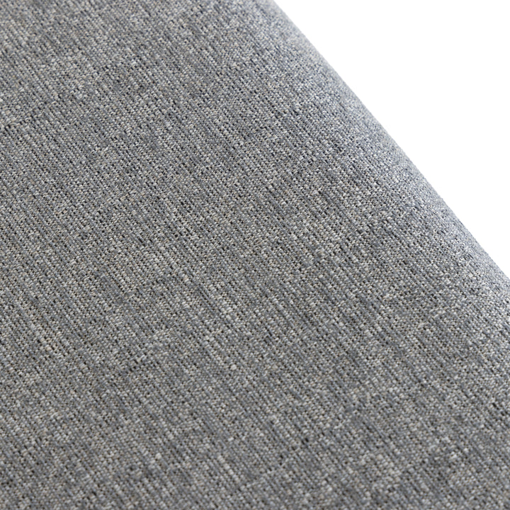 Buchtel  Mid-Century Modern Medium Grey + Gold Arm + Black Counter Chair