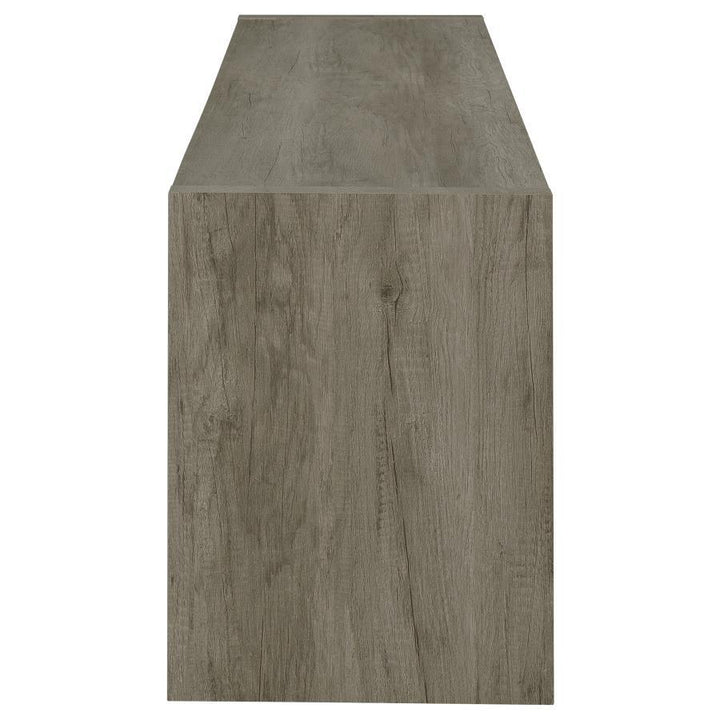 Burke - 2 Door Engineered Wood TV Stand - Gray Driftwood TV Stand modern furniture Contempo Furniture