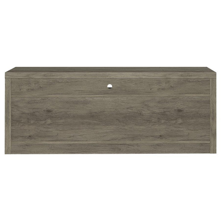 Burke - 2 - Drawer Engineered Wood TV Stand - Gray Driftwood TV Stand modern furniture Contempo Furniture