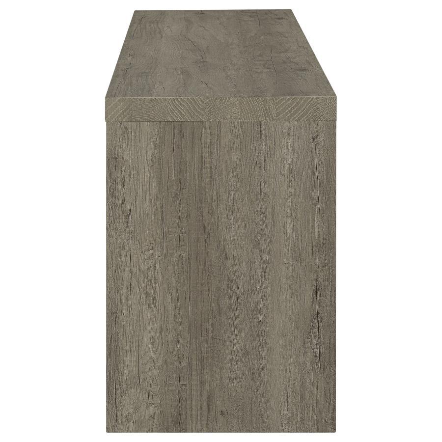 Burke - 2 - Drawer Engineered Wood TV Stand - Gray Driftwood TV Stand modern furniture Contempo Furniture