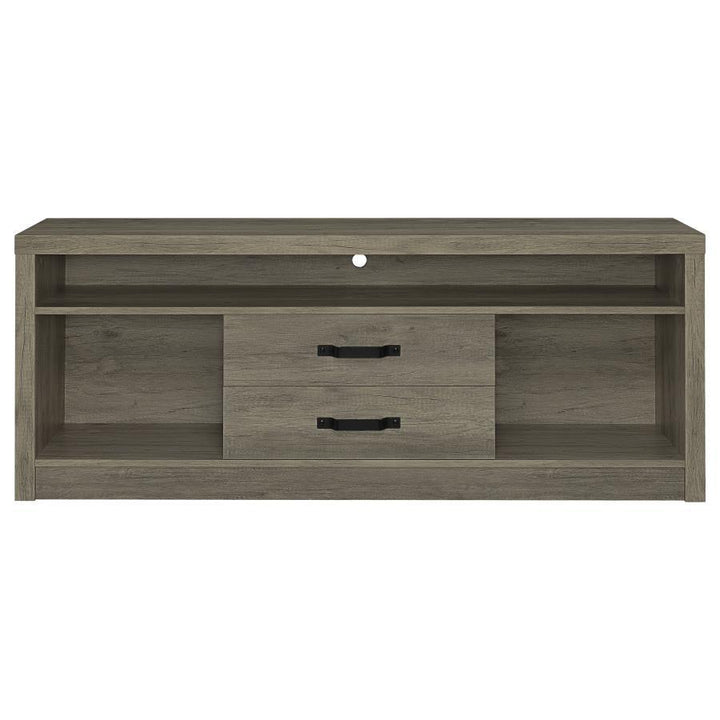 Burke - 3 Piece TV Entertainment Center - Gray Driftwood Entertainment Centers modern furniture Contempo Furniture