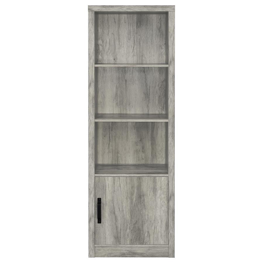 Burke - 3 Piece TV Entertainment Center - Gray Driftwood Entertainment Centers modern furniture Contempo Furniture