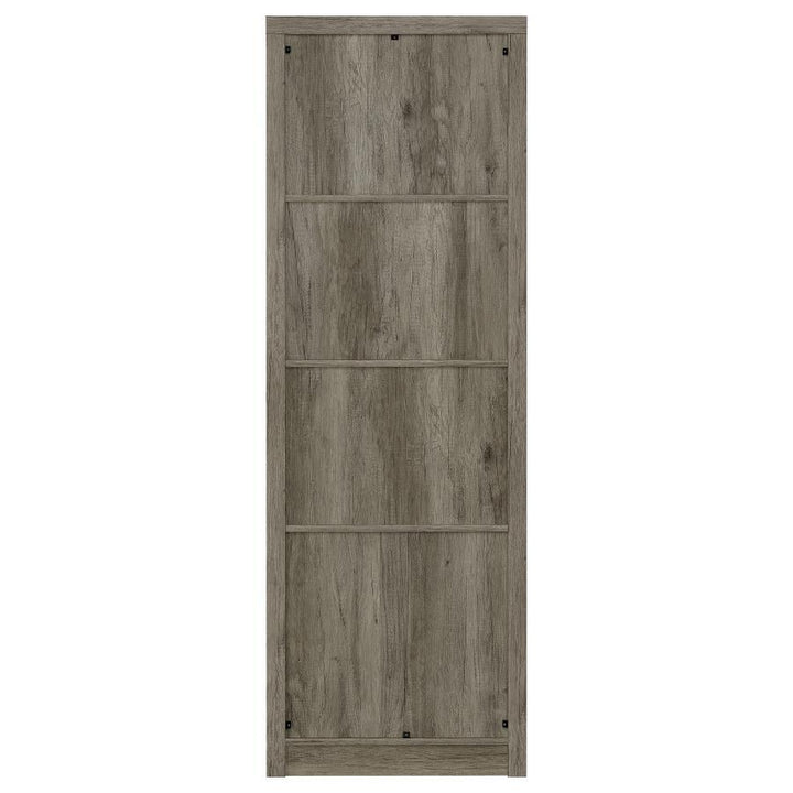 Burke - 3 - Shelf Engineered Wood Media Tower - Gray Driftwood Piers modern furniture Contempo Furniture